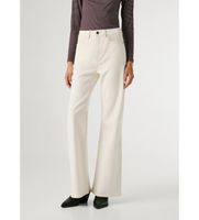 pepe jeans para mujer pl20508051cb pantalon flare willa beige 3130 casual algodon