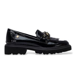 Carmela para mujer. 16436901-NEGRO Mocasines de Piel 164369 negro (40), 3 a 5cm, Ninguno, Casual, Clásico