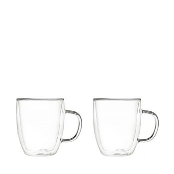 Tazas de doble pared gran tamaño 480ml - lote de 2