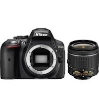 nikon d5300  af-p 18-55mm vr juego de camara slr 242 mp cmos 6000 x 4000 pixeles negro