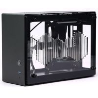 carcasa mini tower zalman m2 mini gris cristal templado usb-c