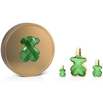 TOUS Agua de Colonia Loveme Emerald Elixir 90ml + Mini 4.5 ml + Vapo 15ml para mujer