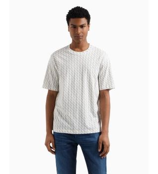 A|X Armani Exchange para hombre. XM001228AF10356F0017 Camiseta Regular Fit blanco (S), Casual, Algodón, Manga corta