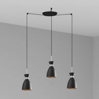 lampara de techo retro 3 luces