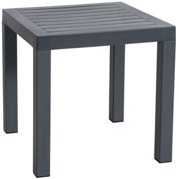Mesa Auxiliar Ocean Plástico Gris Oscuro 45x45x45 Cm Clp