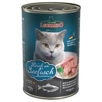 leonardo all meat 24 x 400 g - pack ahorro - rico en pescado marino
