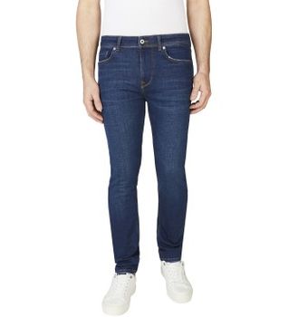 Pepe Jeans para hombre. PM207387EF4 Jeans en fit skinny Finsbury azul (34/34), Casual, Algodón, Denim