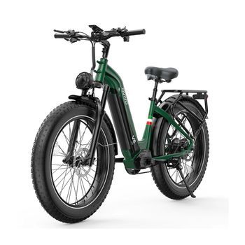 Bicicleta Eléctrica Ovivo V6 Pro - Motor 250w Batería 48v20ah 26pulgadas Frenos Hidráulicos - Verdenegro