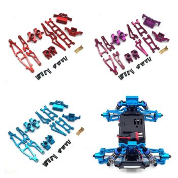 Piezas de repuesto metálicas mejoradas para modelos de vehículos RC MJX 1/20 20208 JJRC C8811
