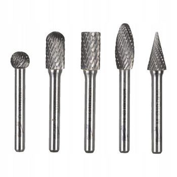 Milwaukee Metal Milling Cutters 6 X 10mm Tct Set 5pcs.