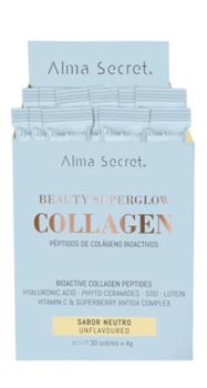 Alma Secret Beauty Superglow Collagen Sabor Neutro 30 Dosis
