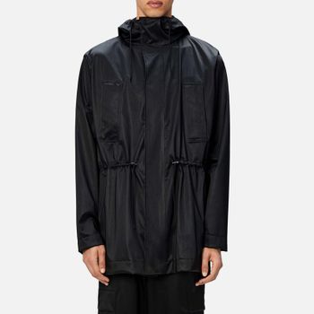 Rains Bold W3 Long Matte-Shell Jacket - L
