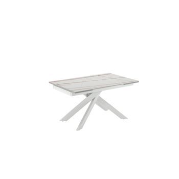 Ares - Mesa Extensible En Blanco Sinterizado