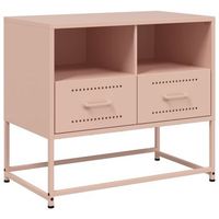 mueble para tv  mueble de salon  gabinete de tv de acero rosa 68x39x605 cm