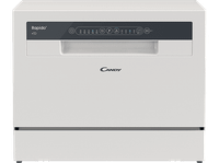 lavavajillas compacto - candy rapido cp 6e51lw 6 servicios 5 programas 45 cm media carga blanco
