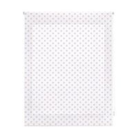 estor enrollable infantil - estor infantil tamano 100x250 - estor enrollable color blanco con estrellas lila  blindecor
