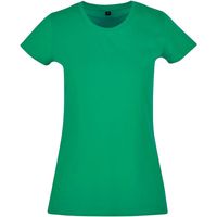 build your brand camiseta manga larga basic para mujer