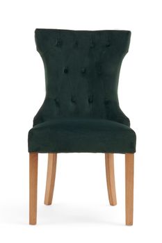 Camille Green Velvet Dining Chairs - Green