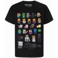 minecraft tops y camisetas ns7307 para nino