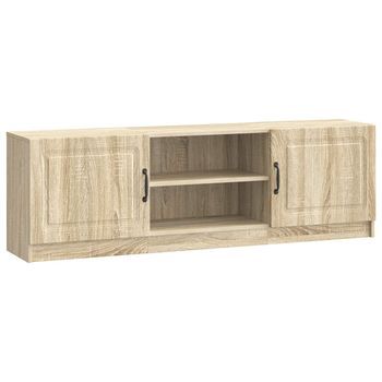 Mueble De Tv Roble Sonoma 150 X 31 X 47 Cm Madera De Ingeniería Vidaxl