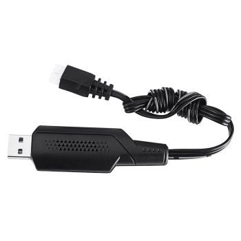 Cargador de batería USB Xinlehong Q901 Q902 Q903 1/16 RC Spare 7.4V Cable de carga DJ04 Piezas de modelos de vehículos d