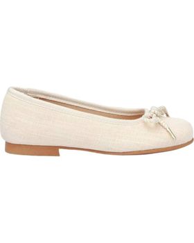 de ANGELITOS BAILARINAS 1568 BAILARINA LAZO LINO CEREMONIA BEIGE