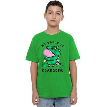 Dessins Animés Camiseta My Daddy Is Roarsome para niño