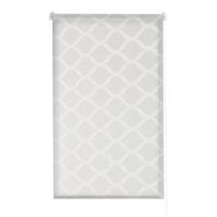 estoralis - estor enrollable translucido  visillo  130 x 255 cm anchoalto tamano tela 127 x 250 cm  davos  blanco
