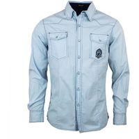 srk camisa manga corta chemise homme clank para hombre