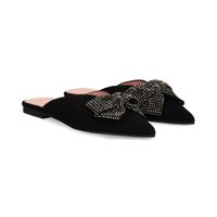 pretty ballerinas zuecos mujer - negro talla 38