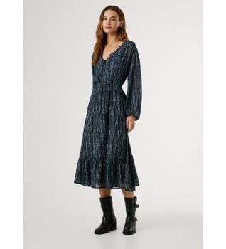 Pepe Jeans para mujer. PL9011882 Falda Michelle marino (M), Casual, Viscosa