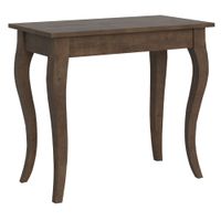 consola extensible 90x48308 cm efecto madera nogal