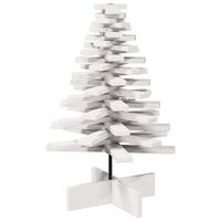 arbol navidad de adorno madera maciza pino blanco 80 cm vidaxl