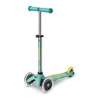 patinete mini micro deluxe eco led menta