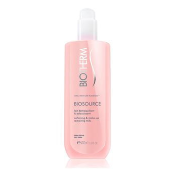 Biotherm Biosource Leche limpiadora facial. Para piel seca PS, 400ml