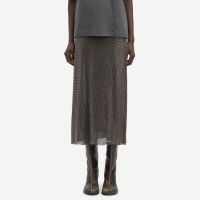 samsoe samsoe sahannan embellished mesh skirt - xs
