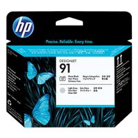 hp 91 light grey and photo black original printhead
