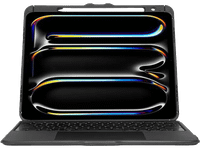 funda con teclado - targus versavu bluetooth para ipad pro de 13 pulgadas m4 retroiluminacion ajustable rotacion 360 pie apoyo negro