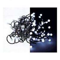 guirnalda cherry parpadeante 180 led blanco frio