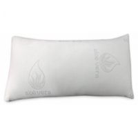 almohada easyspeed de aloe vera 70 80  90 cm fibra sintetica esterilizada transpirable lavable y de firmeza media ideal para todas las posturas forma ergonomica color blanco