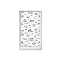 estor estampado easyfix sin taladrar - estor translucido tamano 85x150 - estor sin herramientas color arcoiris azul  blindecor