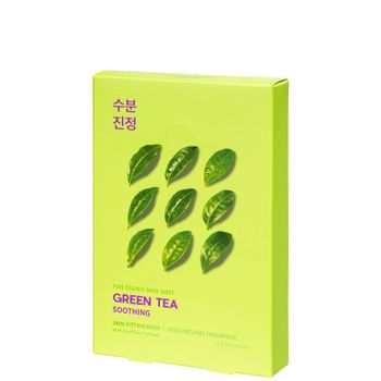 Holika Holika Pure Essence Mask Sheet (5 Masks) 155ml (Various Options) - Green Tea