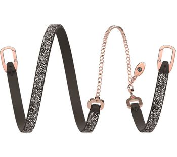 BELLABEAT Swarovski Leaf Crystal Bracelet - Rose Gold, Gold