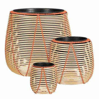 Maceta exterior cancun beige  h40xb45xl45cm