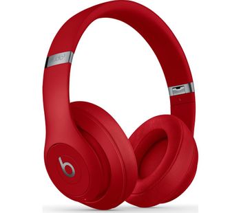 BEATS Studio 3 Wireless Bluetooth Noise-Cancelling Headphones - Red, Red