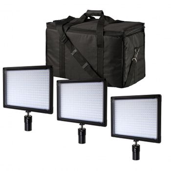 Bresser SH-360 Slimline Kit de 3 Antorchas LED