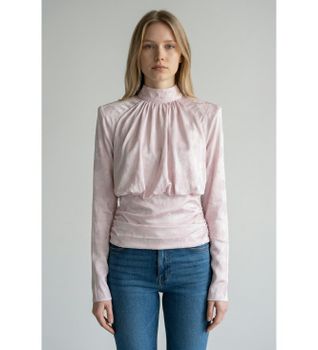 Rotate para mujer. 1160661809 Blusa Kala rosa (38), Casual, Manga larga, Poliéster Reciclado, Sostenible