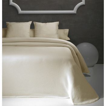 Colcha Hosteline Joya Beige Cama De 180 (1 Pieza)