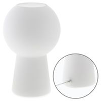 sobremesa herner 1xe14 al34xd20cm cristal opaco