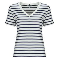 tommy hilfiger camiseta slim cody v-nk ss para mujer